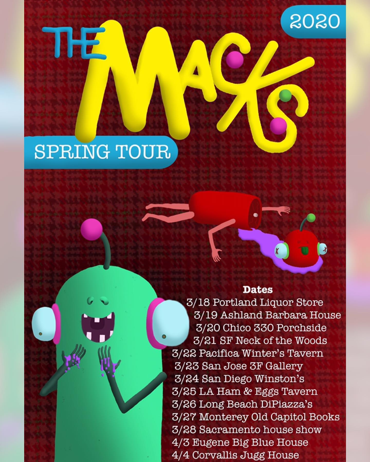 The Macks Spring Tour dates