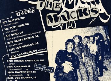 Tour poster with picture of The Macks and their dates for March 2025