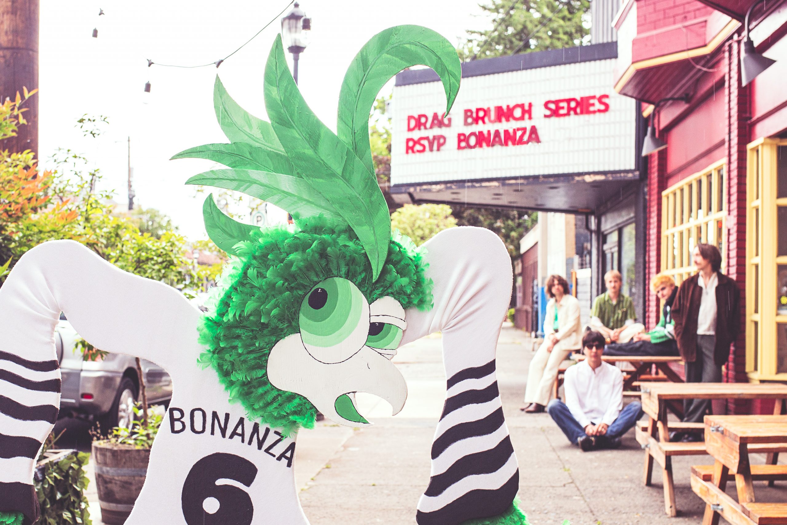 The Macks pictured left to right: Ben Windheim, Sam Fulwiler, Aidan Harrison, Josef Windheim, and Jacob Michael Perris.